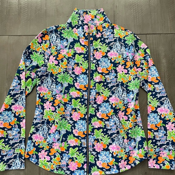 Disney Parks + Lilly Pulitzer Zip-Up Jacket. Women’s size XS - Picture 1 of 7